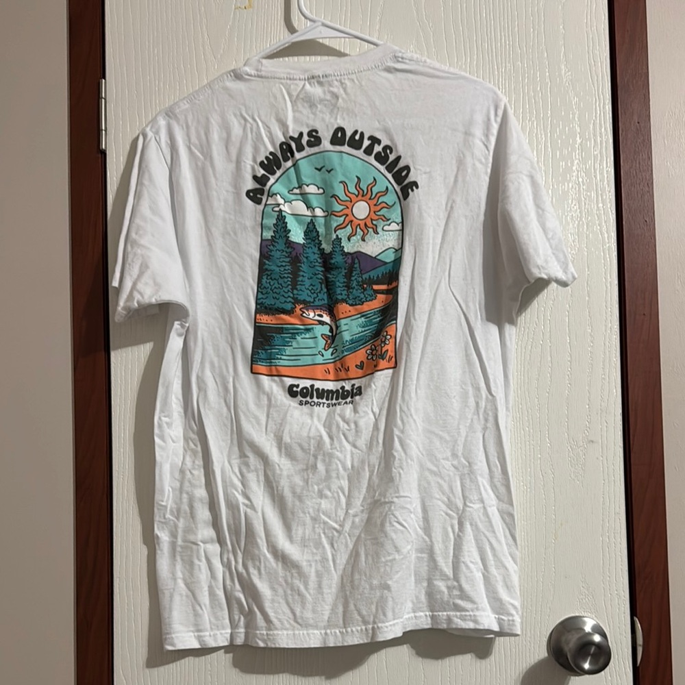 Columbia White T-Shirt 101
